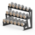 YHQJ-7002.5-yhfitness.com YHQJ-7002 Triple Dumbbell Racks