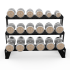 YHQJ-7002.6-yhfitness.com YHQJ-7002 Triple Dumbbell Racks