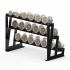 YHQJ-7002.7-yhfitness.com YHQJ-7002 Triple Dumbbell Racks