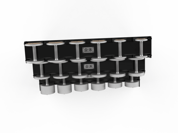 YHQJ-7002.8-yhfitness.com YHQJ-7002 Triple Dumbbell Racks