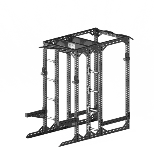 YHSD-7000+1.1-yhfitness.com YHSD-7000+1 Half Frame + Full Frame Squat Rack