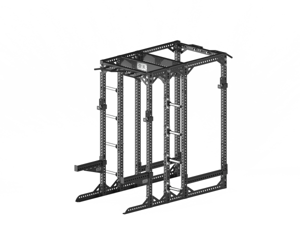 YHSD-7000+1.1-yhfitness.com YHSD-7000+1 Half Frame + Full Frame Squat Rack