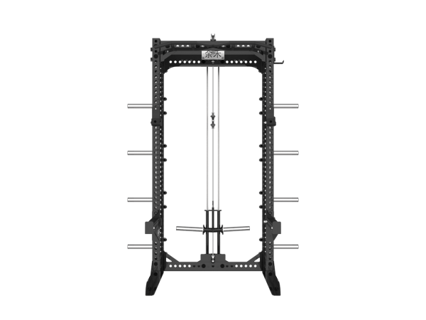 YHSD-7000+7P39 Half Frame Squat Rack+Bell Piece High/Low Pull Trainer