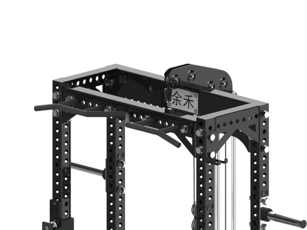 YHSD-7000+7P39 Half Frame Squat Rack+Bell Piece High/Low Pull Trainer