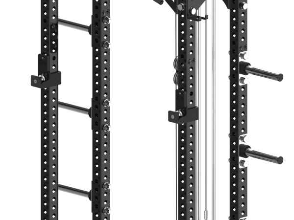 YHSD-7000+7P39 Half Frame Squat Rack+Bell Piece High/Low Pull Trainer