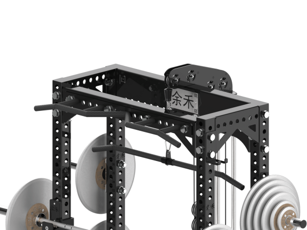 YHSD-7000+7P39 Half Frame Squat Rack+Bell Piece High/Low Pull Trainer