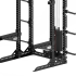 YHSD-7000+7P39.12-yhfitness.com YHSD-7000+7P38 Half Frame Squat Rack + Selector Blade High-Low Pull Trainer