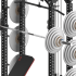 YHSD-7000+7P39Q.7-yhfitness.com YHSD-7000+7P38 Half Frame Squat Rack + Selector Blade High-Low Pull Trainer