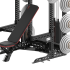 YHSD-7000+7P39Q.8-yhfitness.com YHSD-7000+7P38 Half Frame Squat Rack + Selector Blade High-Low Pull Trainer