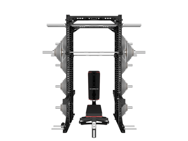 YHSD-7000SQ.2-yhfitness.com YHSD-7000S Double Half Frame Squat Rack