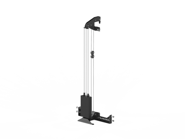 YHSD-7P38.5-yhfitness.com YHSD-7P38 Selectorized High-Low Pulley Trainer