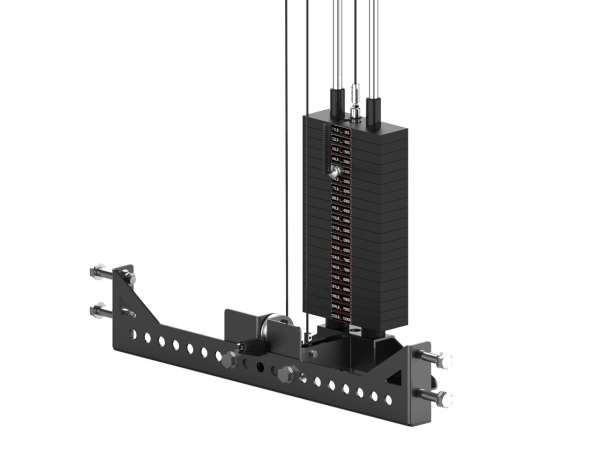 YHSD-7P38.7-yhfitness.com YHSD-7P38 Selectorized High-Low Pulley Trainer