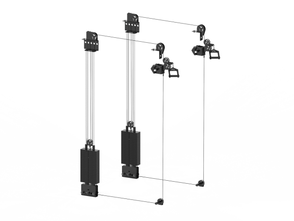 YHSD-7P23.3-yhfitness.com YHSD-7P23 Cable Crossover Attachment Kit