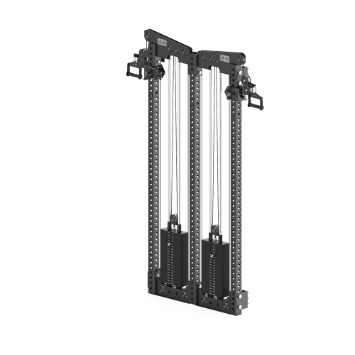 YHGL-7006.1-yhfitness.com YHGL-7006 Wall Fixed Double Counterweight Flyer
