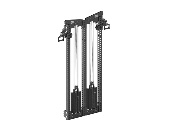 YHGL-7006.4-yhfitness.com YHGL-7006 Wall Fixed Double Counterweight Flyer