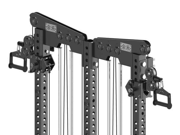 YHGL-7006.5-yhfitness.com YHGL-7006 Wall Fixed Double Counterweight Flyer