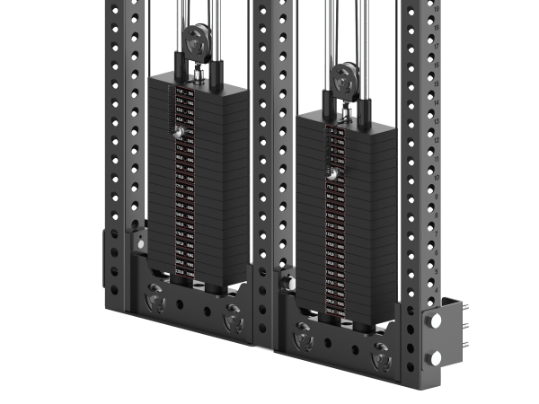 YHGL-7006.6-yhfitness.com YHGL-7006 Wall Fixed Double Counterweight Flyer