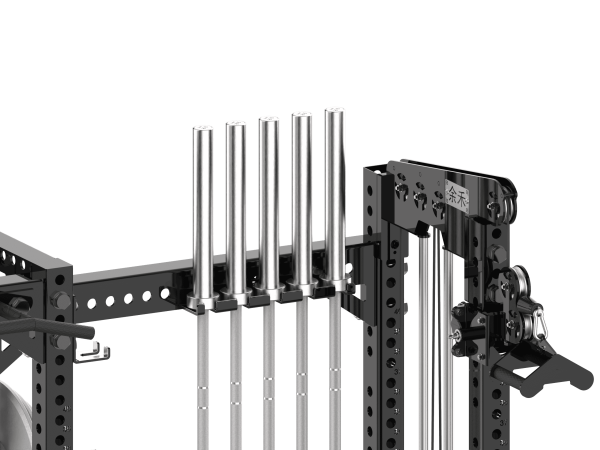 YHSD-7000+YHGL-7002S Half Frame Squat Rack+Multifunctional High/Low Pull Trainer