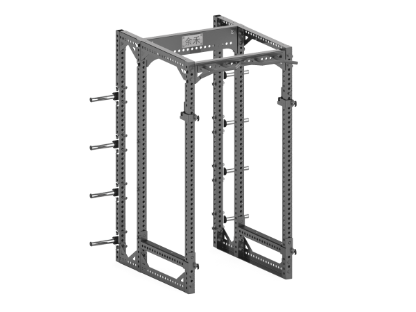 YHSD-7001+7P15.3-yhfitness.com YHSD-7001+7P15 Full Frame + Bell Piece Rack Deep Squat Rack