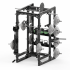 YHSD-7001+7P15Q.4-yhfitness.com YHSD-7001+7P15 Full Frame + Bell Piece Rack Deep Squat Rack