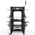 YHSD-7001S+7P15-Q.2-yhfitness.com YHSD-7001S+7P15 Dual Full Frame + Counterweight Stand