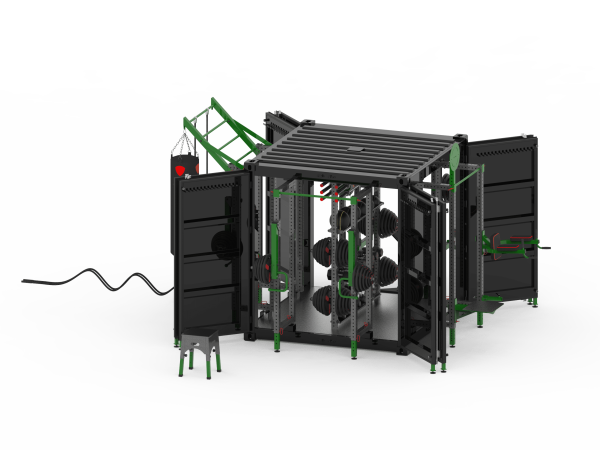 10″ Mobile Container Gym