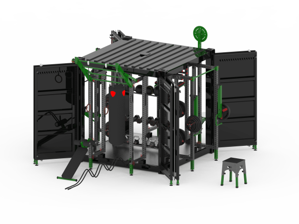 10″ Mobile Container Gym